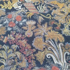 Handmade Tank Top Silky Satin Dark Colors Floral